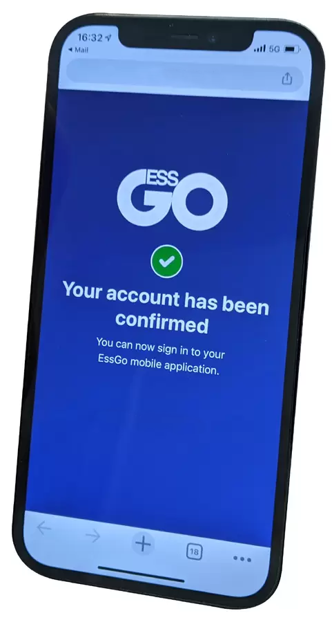 ESS Go Booking Submitted
